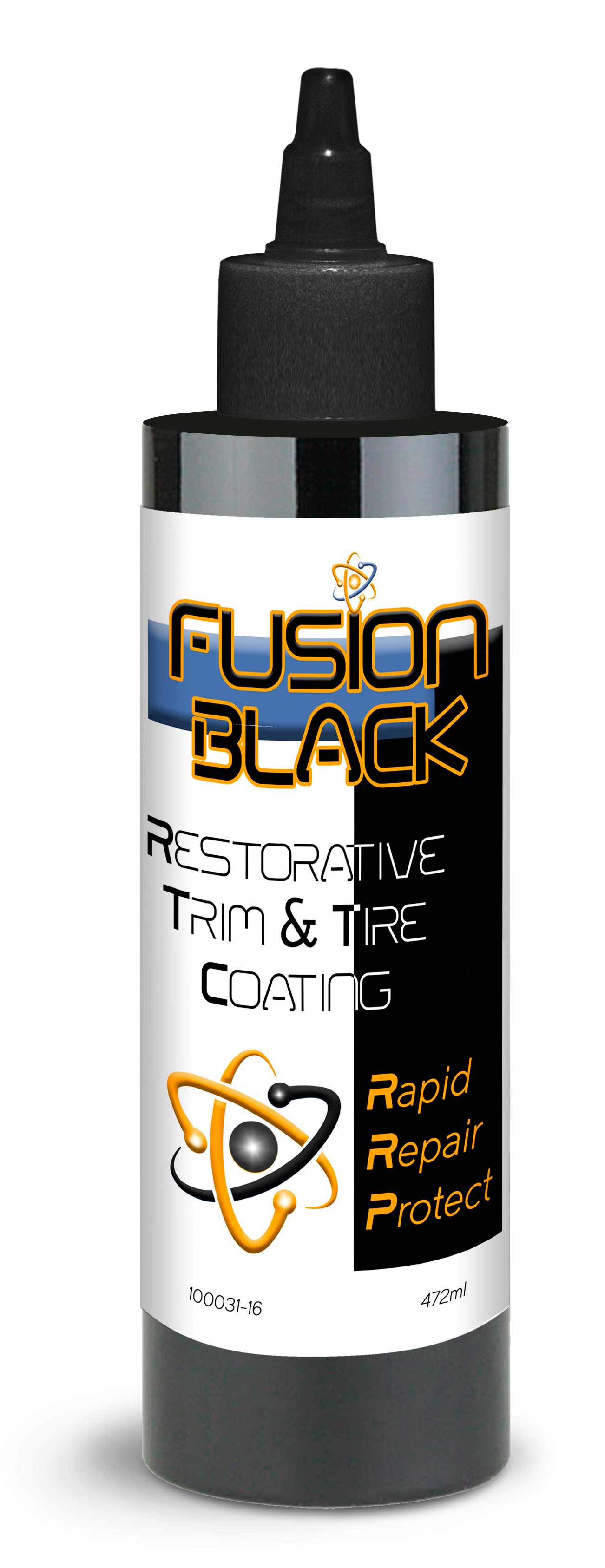 Fusion Black Trim & Tire Coating 16oz – Plastic, Rubber & Tire Restorer