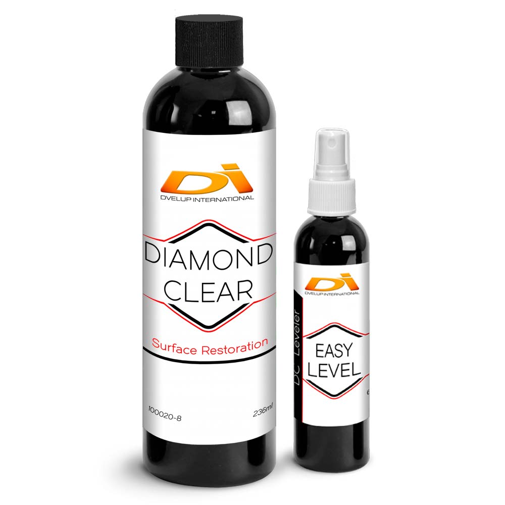 Diamond Clear Combo Kit with 8 oz Diamond Clear and 2 oz Easy Level
