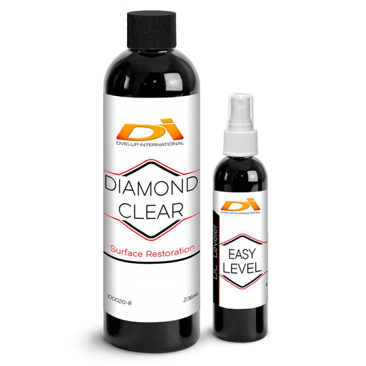 Diamond Clear Combo Kit with 8 oz Diamond Clear and 2 oz Easy Level