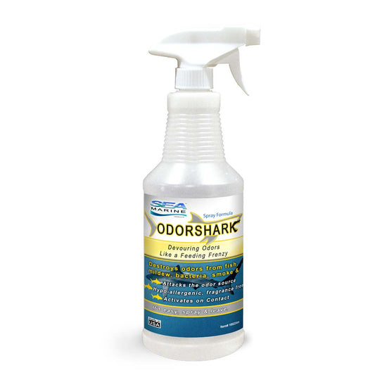 OdorShark Spray Formula 1 Gallon marine odor eliminator and boat cleaner