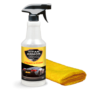 Titan Armor Clean-N-Coat 16 oz ceramic wash and wax coating for automotive paint protection