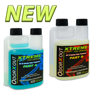 Reduce with water to make one ready to use gallon. Spray direct on fabric, hard surface or in AC intakes for direct odor elimination.
Time release formula oxidizes for extra deodorizing action.
Eliminates the strongest of foul odors and the sources that cause them so they don't return.
Hypo-allergenic and fragrance free.
Not only eliminates odor, but also the source of the odor so it never returns.
 OdorXout description: OdorXout’s activated ingredient is ClO2.
According to techlinkenter .org The “EPA first registered ClO2 as a disinfectant and sanitizer in 1967, and as a gas sterilant in 1988. The US Army uses ClO2 in the field for surface decontamination”
.Spray direct on fabric, hard surface or in AC intakes for direct odor elimination.”  