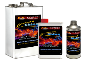 A base paint additive that allows paint to dry level and glossy.  Adds flow and shine to solvent based tints.
No catalyst needed!